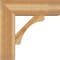 Ekena Millwork Legacy Block Rough Sawn Bracket w/ Offset Brace, Western Red Cedar, 8"W x 24"D x 24"H BKT0806X24X24LEC05RWR - alternate 4